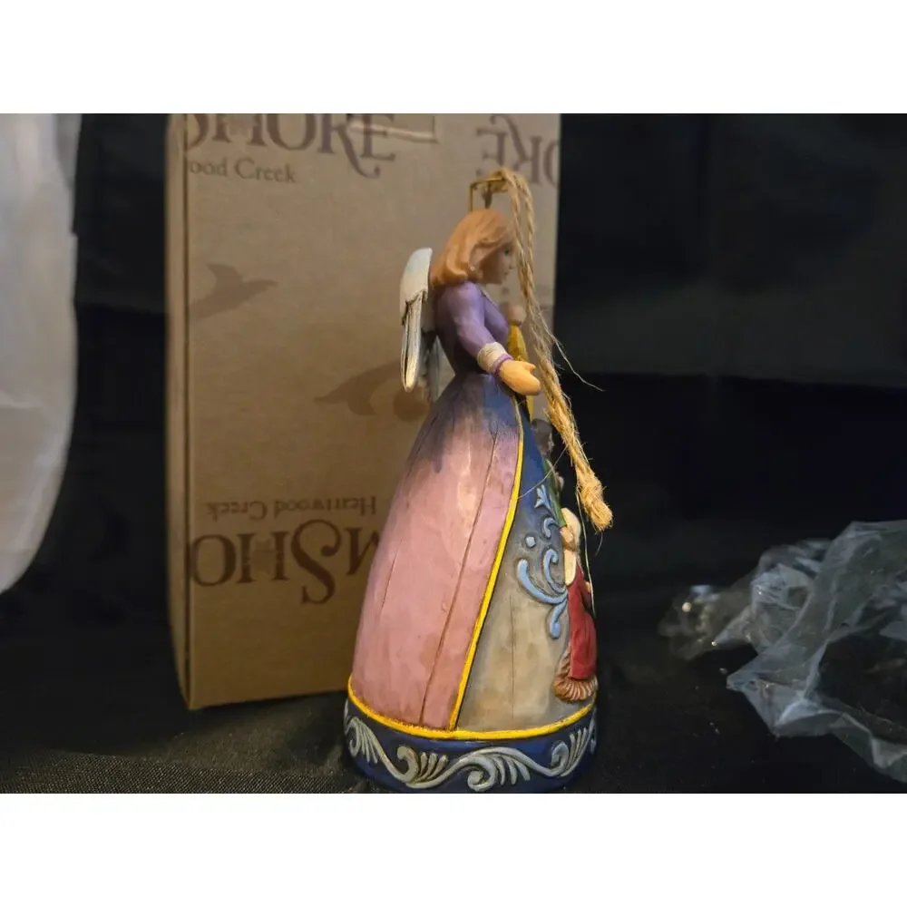 Jim Shore Heartwood Creek Angel Ornament With Nativity Scene 4011913 with box